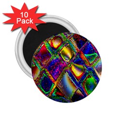 Abstract Digital Art 2 25  Magnets (10 Pack) 