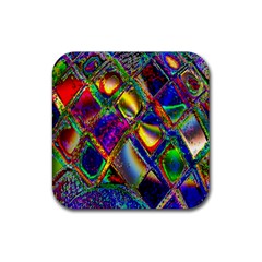 Abstract Digital Art Rubber Coaster (square) 