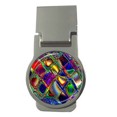 Abstract Digital Art Money Clips (round) 