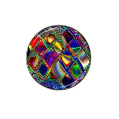 Abstract Digital Art Hat Clip Ball Marker