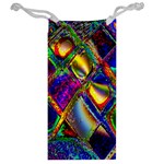 Abstract Digital Art Jewelry Bag Back