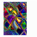 Abstract Digital Art Small Garden Flag (Two Sides) Back