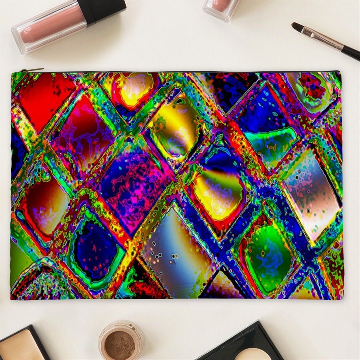 Abstract Digital Art Cosmetic Bag (XXL) 