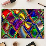 Abstract Digital Art Cosmetic Bag (XXL)  Back