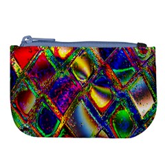 Abstract Digital Art Large Coin Purse by Sapixe