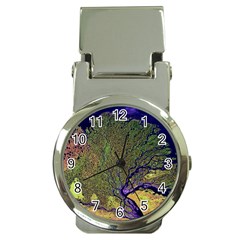 Lena River Delta A Photo Of A Colorful River Delta Taken From A Satellite Money Clip Watches