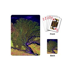 Lena River Delta A Photo Of A Colorful River Delta Taken From A Satellite Playing Cards (mini)  by Simbadda