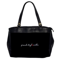 Proud Deplorable Maga Women For Trump With Heart And Handwritten Text Office Handbags by snek