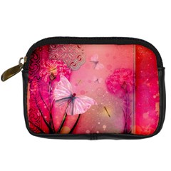 Wonderful Butterflies With Dragonfly Digital Camera Cases by FantasyWorld7