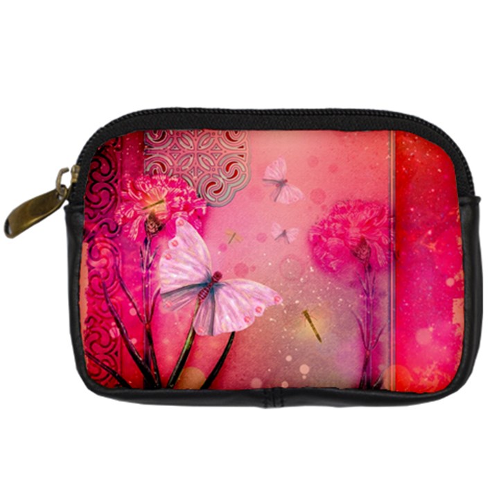 Wonderful Butterflies With Dragonfly Digital Camera Cases