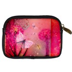 Wonderful Butterflies With Dragonfly Digital Camera Cases Back