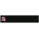 MAGA Make America Great Again with US Flag on black Large Flano Scarf  Front