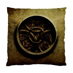 Abstract Steampunk Textures Golden Standard Cushion Case (One Side)