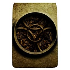 Abstract Steampunk Textures Golden Flap Covers (L) 