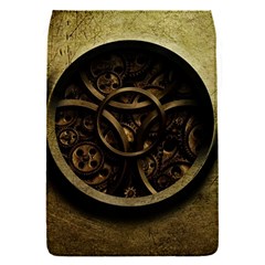 Abstract Steampunk Textures Golden Flap Covers (s)  by Sapixe