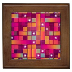 Abstract Background Colorful Framed Tiles