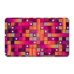 Abstract Background Colorful Magnet (rectangular) by Sapixe