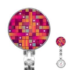 Abstract Background Colorful Stainless Steel Nurses Watch by Sapixe