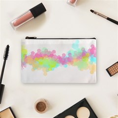 Abstract Color Pattern Colorful Cosmetic Bag (small)  by Sapixe