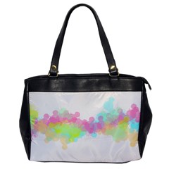 Abstract Color Pattern Colorful Office Handbags