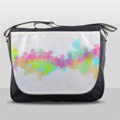 Abstract Color Pattern Colorful Messenger Bags by Sapixe