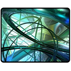 Abstract Fleece Blanket (medium)  by Sapixe