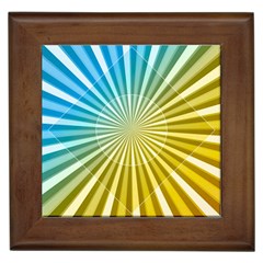 Abstract Art Art Radiation Framed Tiles by Sapixe