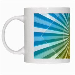 Abstract Art Art Radiation White Mugs