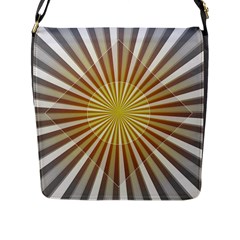 Abstract Art Art Modern Abstract Flap Messenger Bag (l)  by Sapixe