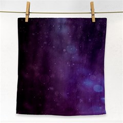 Abstract Purple Pattern Background Face Towel by Sapixe