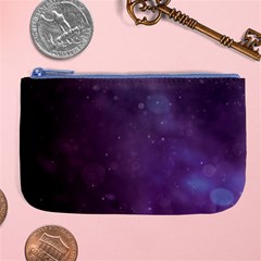 Abstract Purple Pattern Background Large Coin Purse by Sapixe