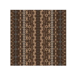 African Style Vector Pattern Small Satin Scarf (square) by Sapixe