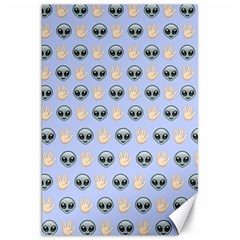 Alien Pattern Canvas 20  X 30   by Sapixe