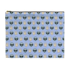 Alien Pattern Cosmetic Bag (xl) by Sapixe