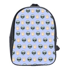 Alien Pattern School Bag (xl) by Sapixe