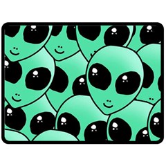 Alien Double Sided Fleece Blanket (large)  by Sapixe