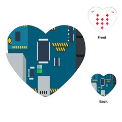 Amphisbaena Two Platform Dtn Node Vector File Playing Cards (heart)  by Sapixe