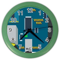 Amphisbaena Two Platform Dtn Node Vector File Color Wall Clocks by Sapixe