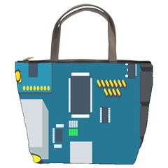 Amphisbaena Two Platform Dtn Node Vector File Bucket Bags by Sapixe