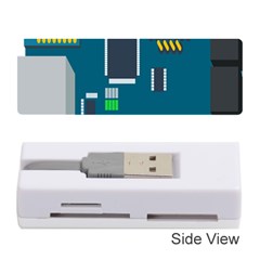 Amphisbaena Two Platform Dtn Node Vector File Memory Card Reader (stick)  by Sapixe