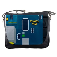 Amphisbaena Two Platform Dtn Node Vector File Messenger Bags by Sapixe