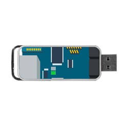 Amphisbaena Two Platform Dtn Node Vector File Portable Usb Flash (one Side) by Sapixe