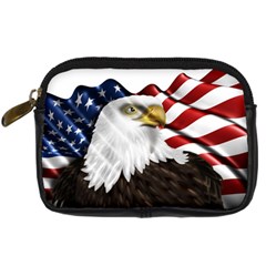 American Eagle Flag Sticker Symbol Of The Americans Digital Camera Cases by Sapixe