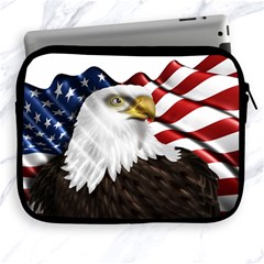 American Eagle Flag Sticker Symbol Of The Americans Apple Ipad 2/3/4 Zipper Cases by Sapixe