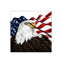 American Eagle Flag Sticker Symbol Of The Americans Satin Bandana Scarf by Sapixe