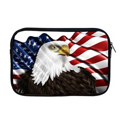 American Eagle Flag Sticker Symbol Of The Americans Apple Macbook Pro 17  Zipper Case by Sapixe