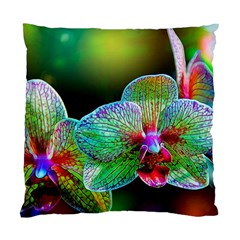 Alien Orchids Floral Art Photograph Standard Cushion Case (one Side) by Sapixe