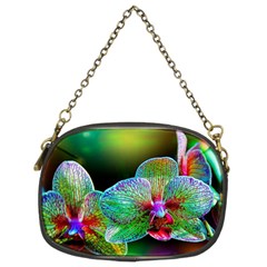 Alien Orchids Floral Art Photograph Chain Purses (two Sides)  by Sapixe