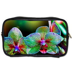 Alien Orchids Floral Art Photograph Toiletries Bags by Sapixe