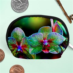 Alien Orchids Floral Art Photograph Accessory Pouches (medium)  by Sapixe